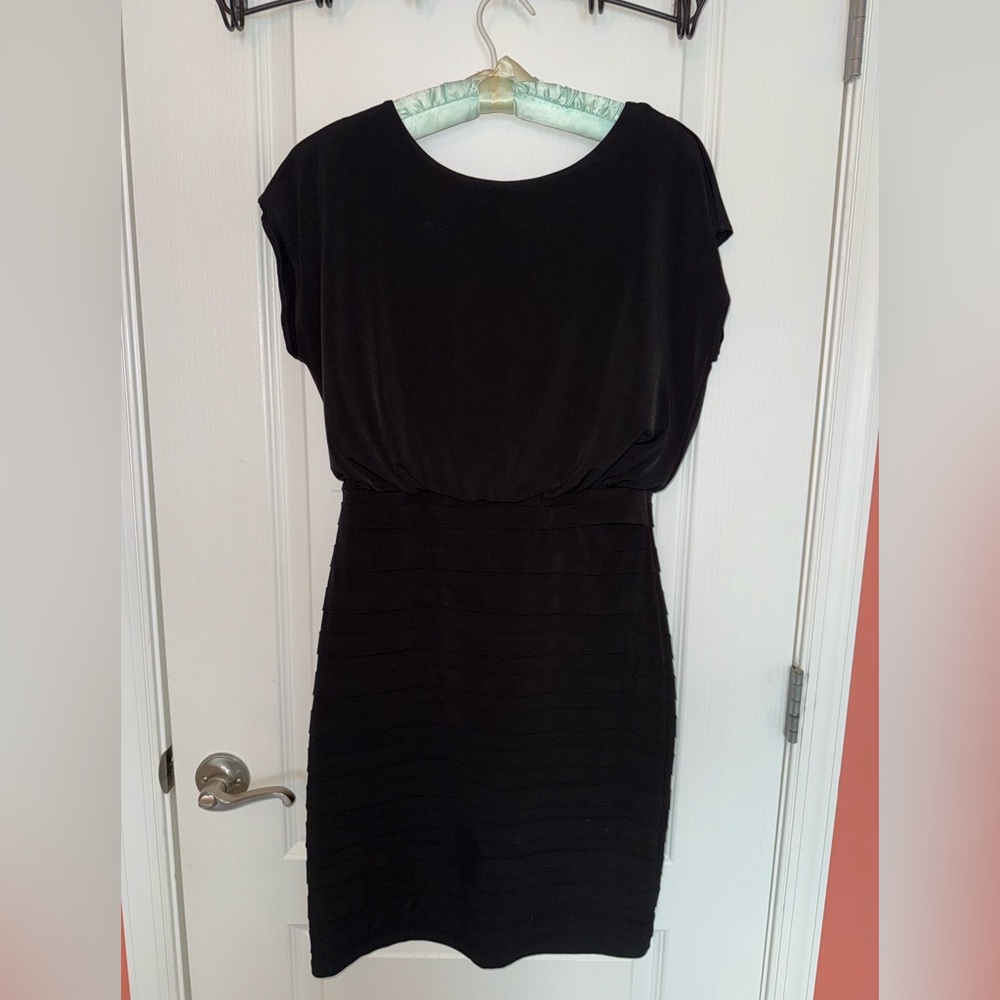 Aa Studio Classic Black Mini Dress